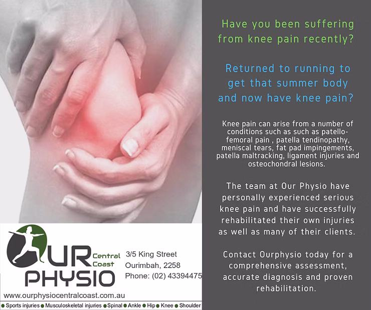 Contact Our Physio Central Coast for an assessment.